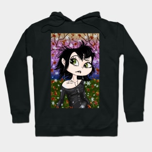 Adorable Gothic Little Vampire Witch Hoodie